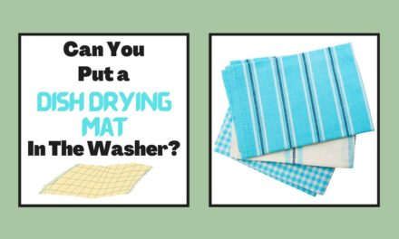 Can You Wash A Dish Drying Mat?