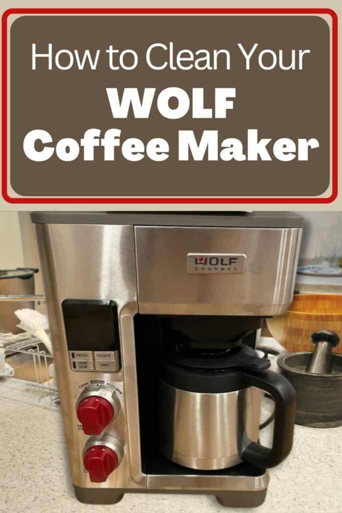 Clean your Wolf Coffee Maker regularly for best results