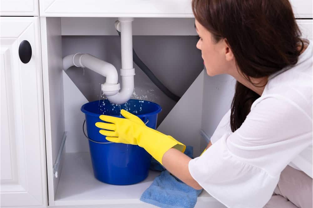 How To Find A Leak Under The Kitchen Sink (and Prevent Water Damage) Shiny Clean Kitchen