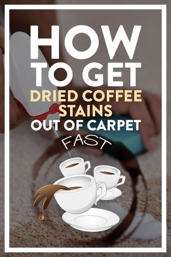 Remove Dried Coffee Stains