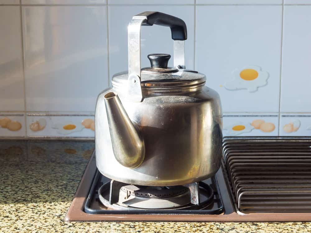 Scrub Clean Your Stainless Steel Tea Kettle