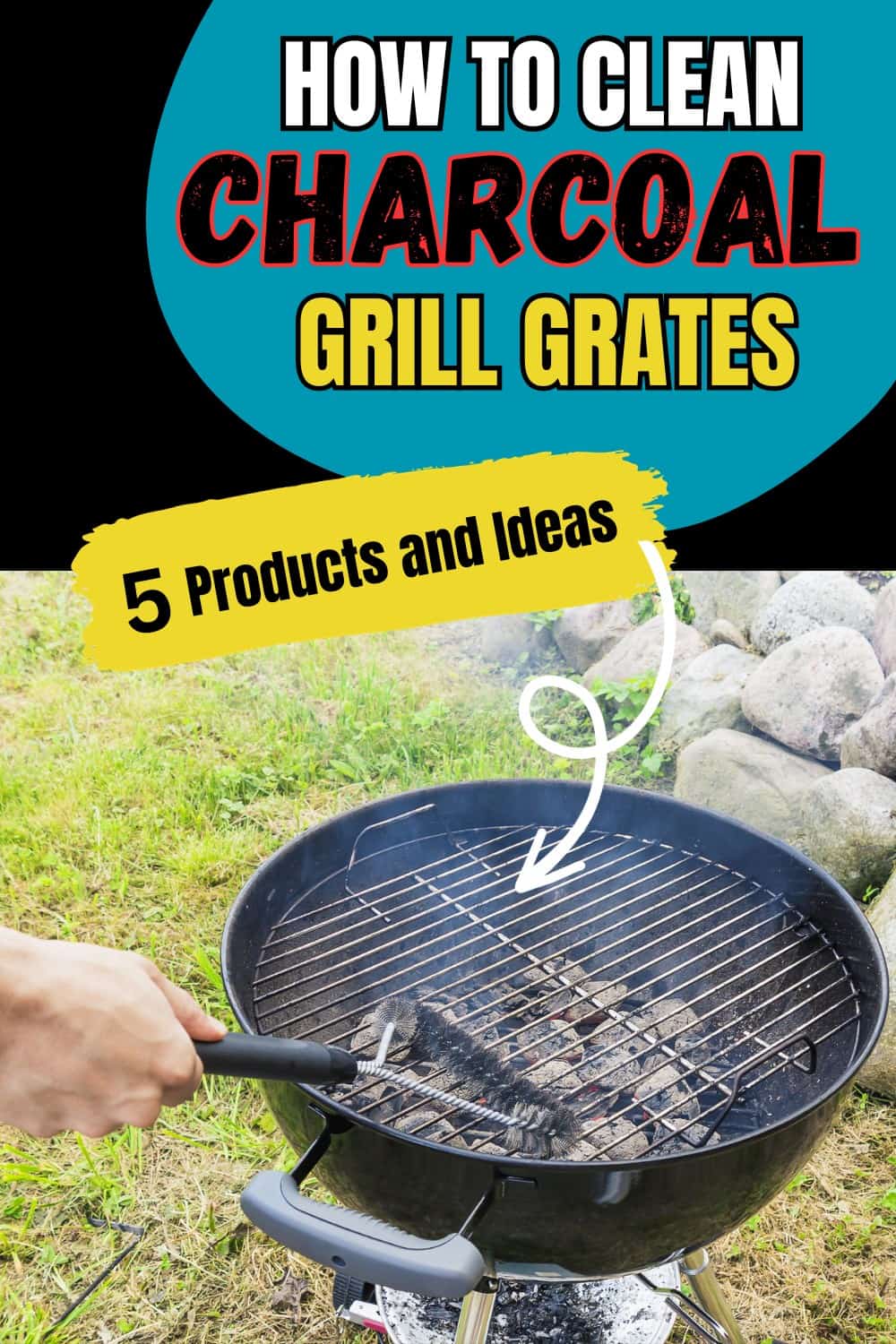 To clean your charcoal grill grates effectively you need a spray cleaner
