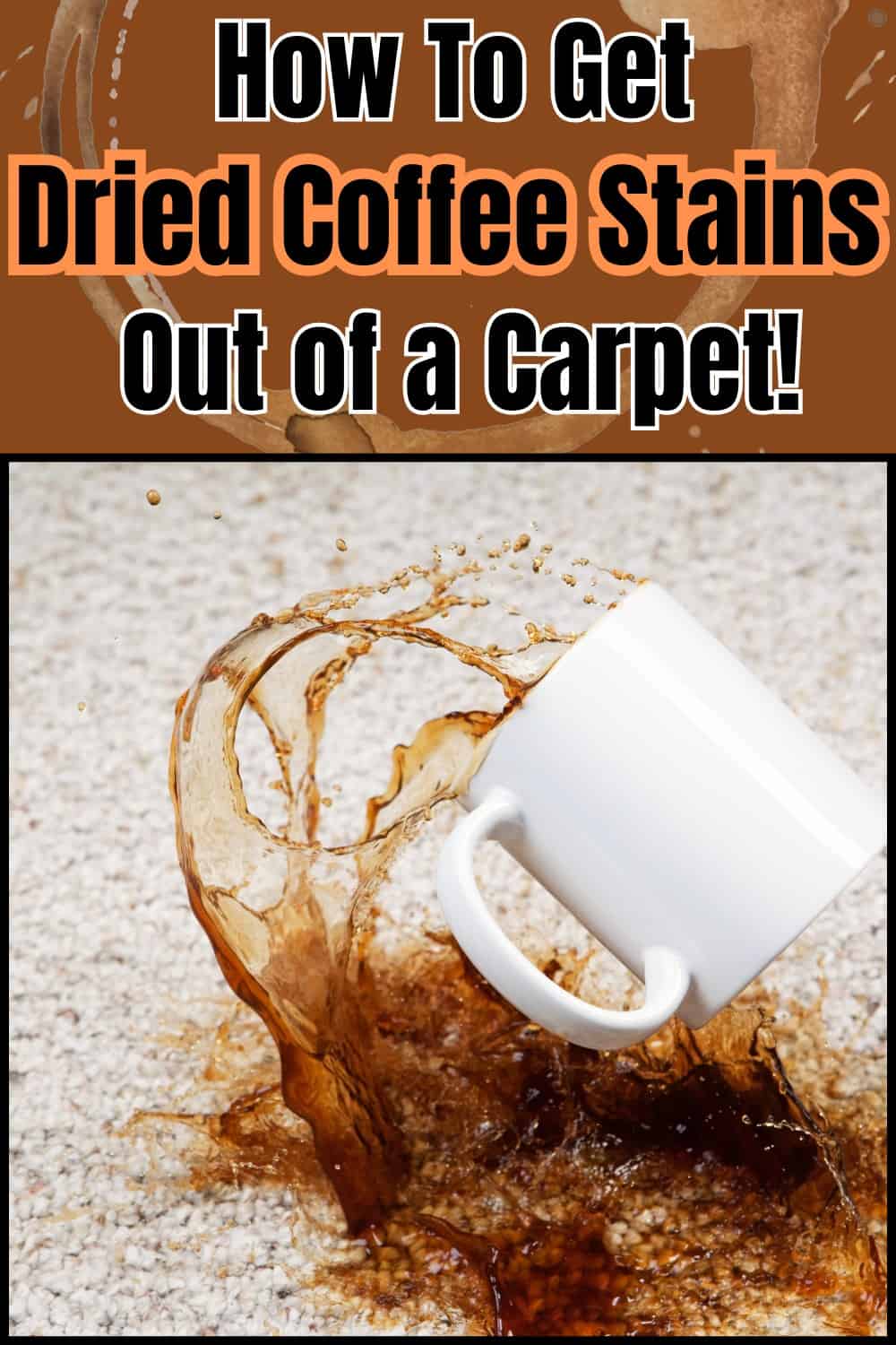 Use Carpet Stain Remover To Clean Coffee