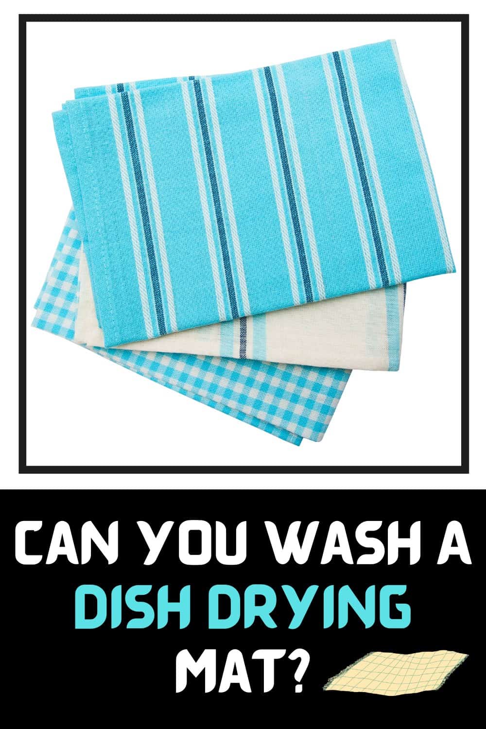 How to Wash a Dish Drying Mat